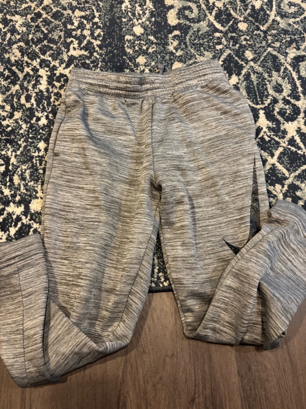 Nike Boys' Heather Gray Athletic Joggers